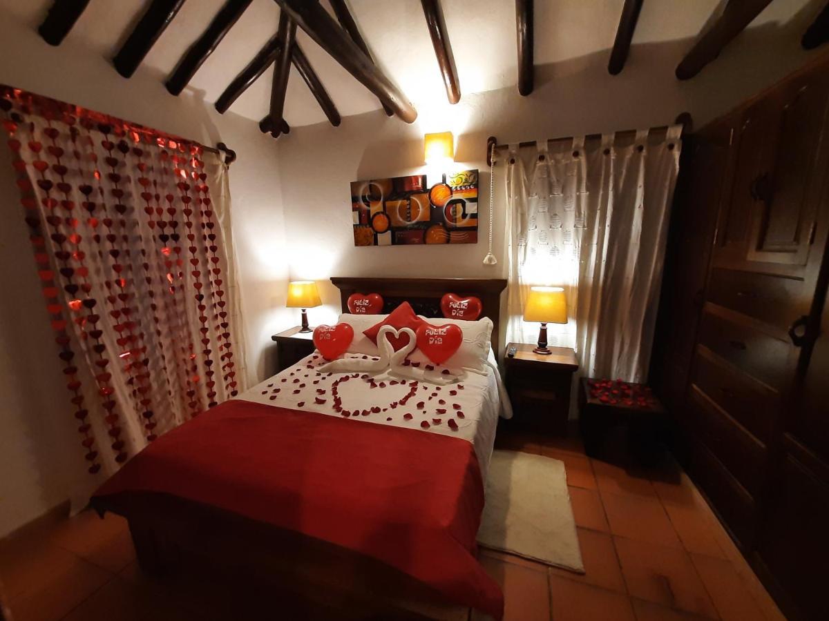 Aparta Hotel El Refugio De Maria Villa de Leyva Ngoại thất bức ảnh