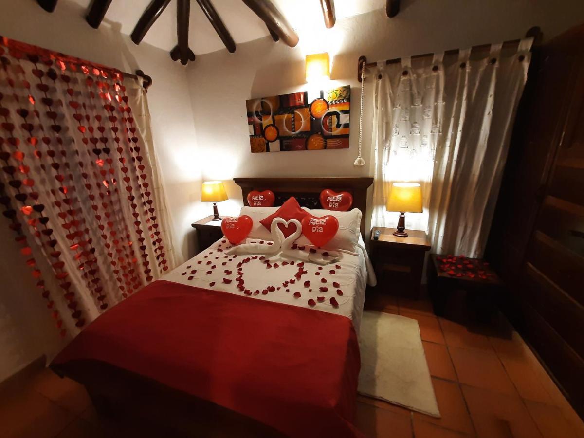 Aparta Hotel El Refugio De Maria Villa de Leyva Ngoại thất bức ảnh