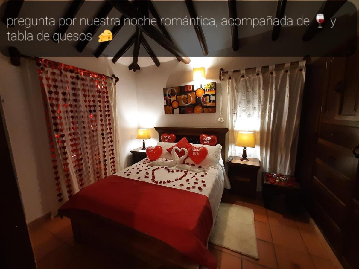 Aparta Hotel El Refugio De Maria Villa de Leyva Ngoại thất bức ảnh