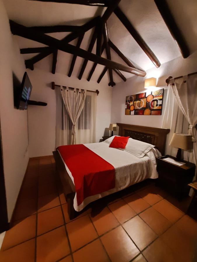 Aparta Hotel El Refugio De Maria Villa de Leyva Ngoại thất bức ảnh