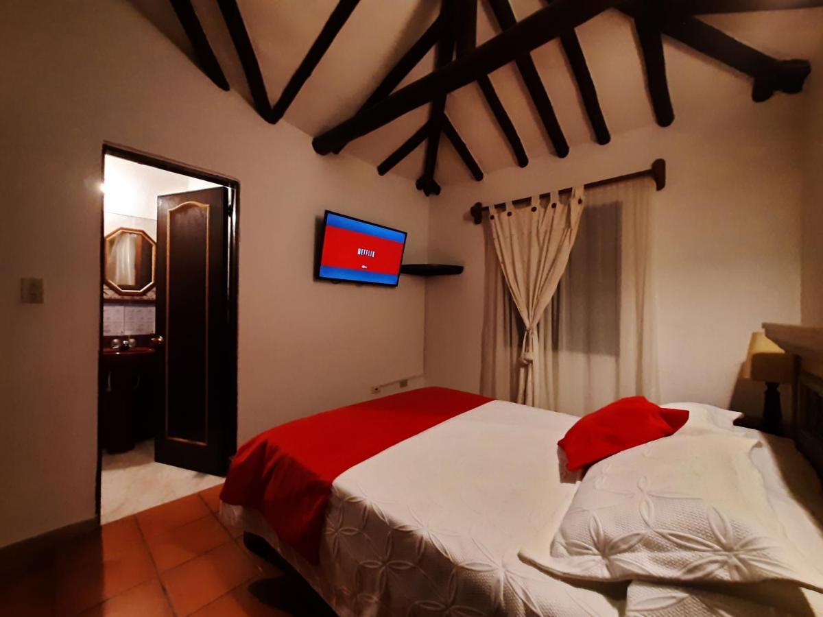 Aparta Hotel El Refugio De Maria Villa de Leyva Ngoại thất bức ảnh