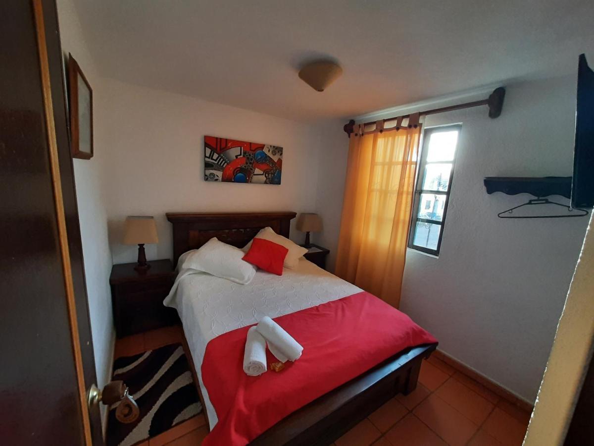 Aparta Hotel El Refugio De Maria Villa de Leyva Ngoại thất bức ảnh