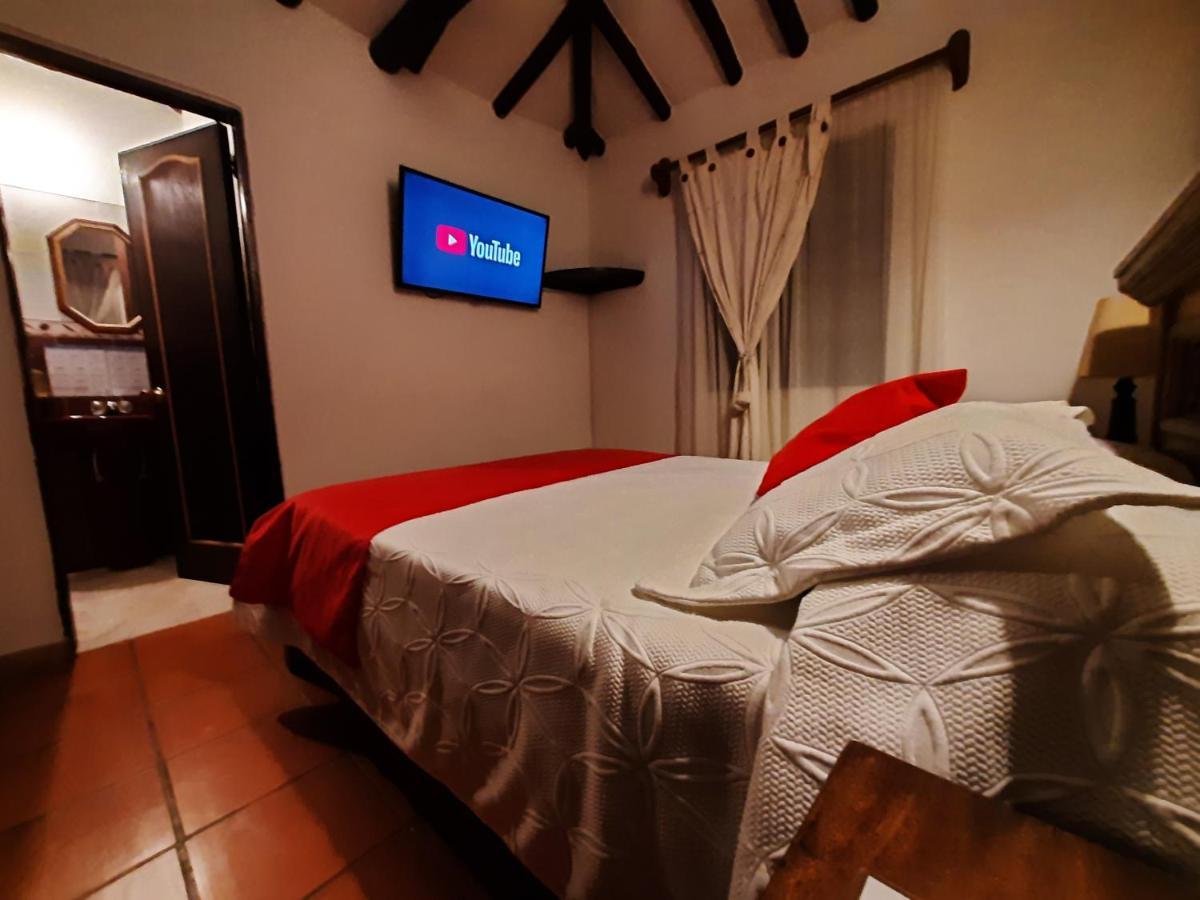 Aparta Hotel El Refugio De Maria Villa de Leyva Ngoại thất bức ảnh