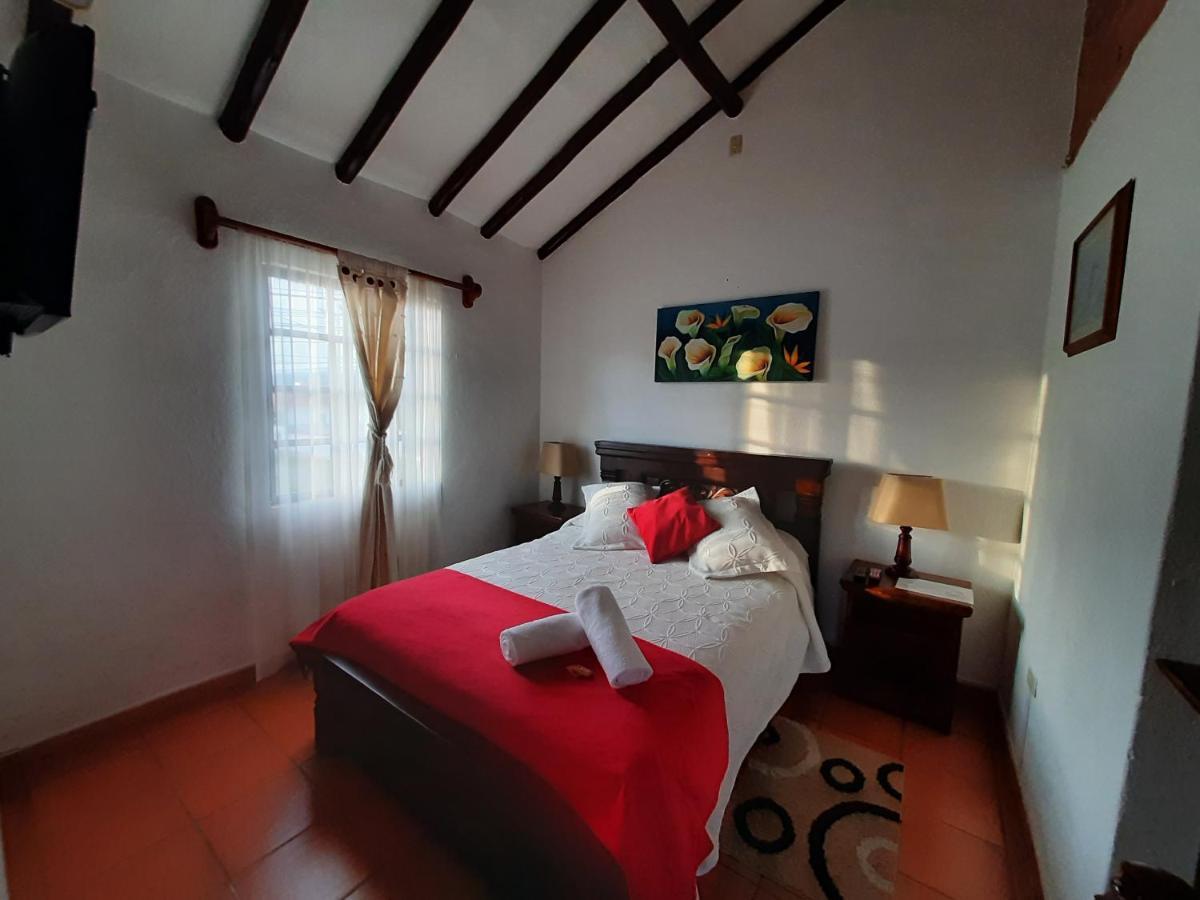 Aparta Hotel El Refugio De Maria Villa de Leyva Ngoại thất bức ảnh