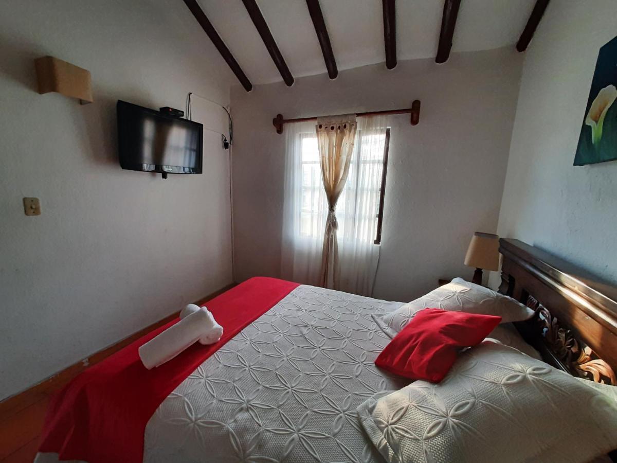 Aparta Hotel El Refugio De Maria Villa de Leyva Ngoại thất bức ảnh