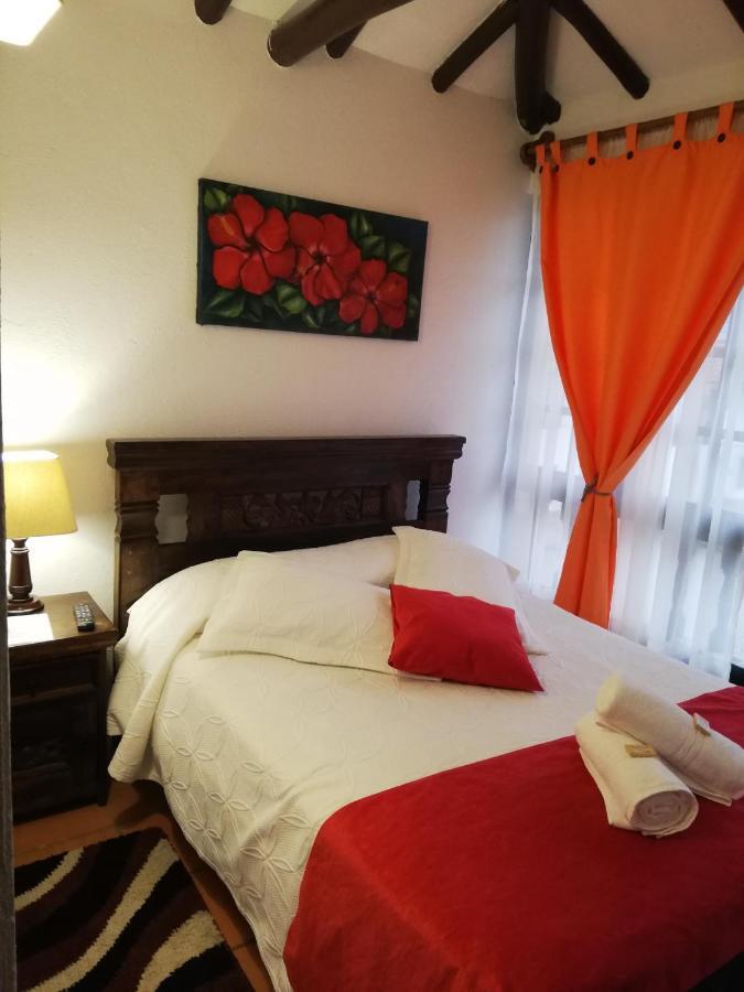 Aparta Hotel El Refugio De Maria Villa de Leyva Ngoại thất bức ảnh